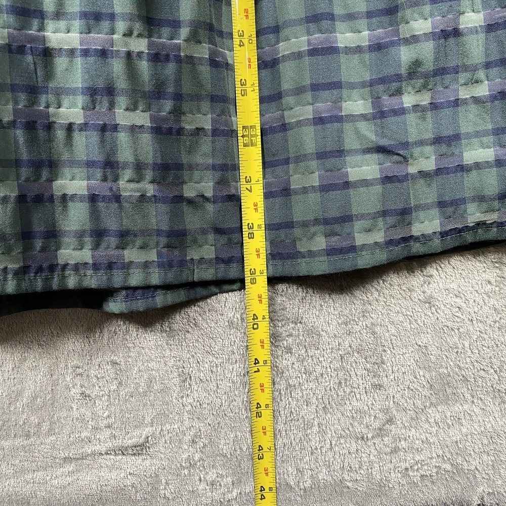 Madewell Dress Womens 1X Green Blue Marianna Puff Sleeve Mini Plaid Heritage NWT - Picture 10 of 14